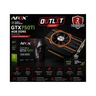 Afox GeForce GTX 750 Ti 4GB GDDR5 Ekran Kartı