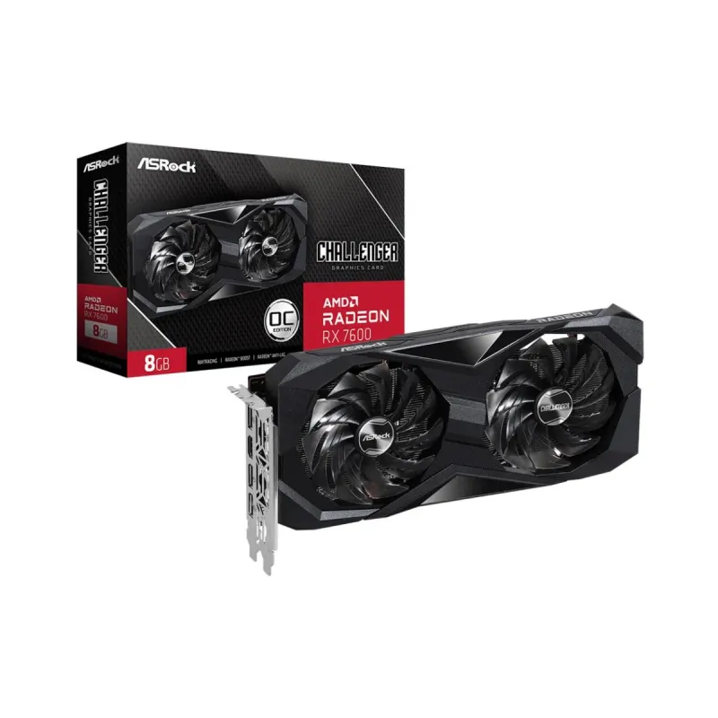 ASRock Radeon RX 7600 Challenger OC 8GB GDDR6 Ekran Kartı