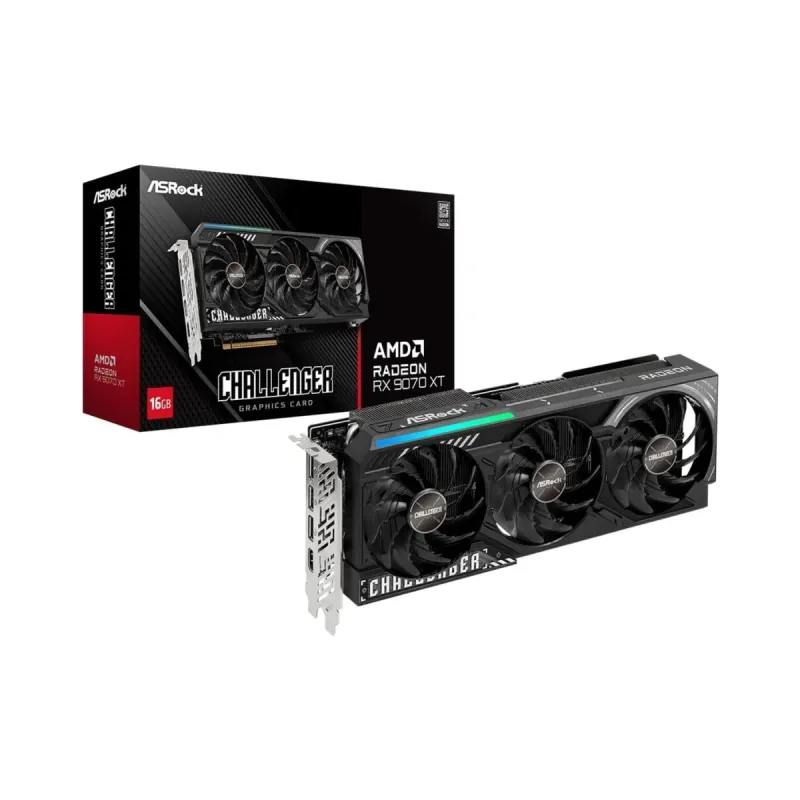 ASRock Radeon RX 9070 XT Challenger 16GB GDDR6 Ekran Kartı