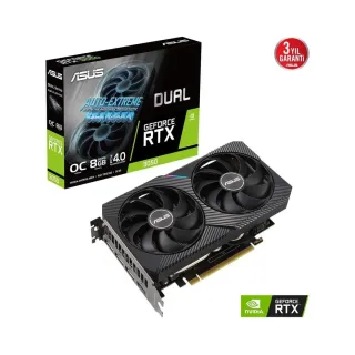 Asus Dual GeForce RTX 3050 OC 8GB GDDR6 Ekran Kartı