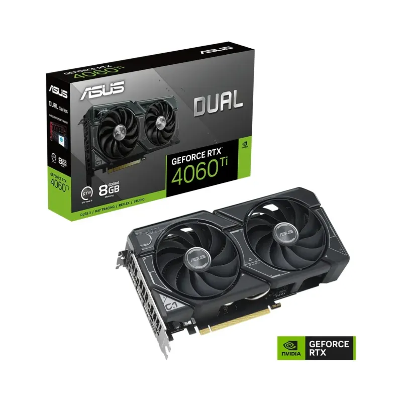 Asus Dual GeForce RTX 4060 Ti V2 OC Edition 8GB GDDR6 Ekran Kartı