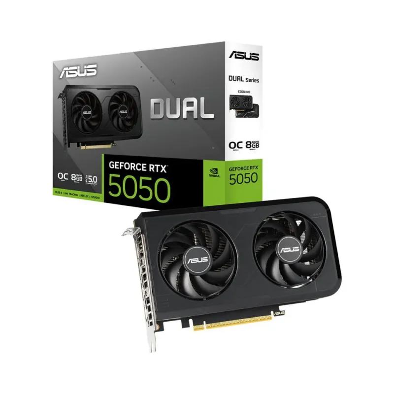 Asus Dual GeForce RTX 5050 OC 8GB GDDR6 Ekran Kartı