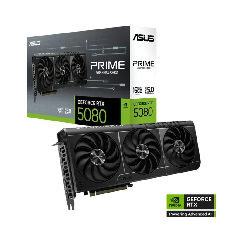Asus Prime GeForce RTX 5080 16GB GDDR7 Ekran Kartı