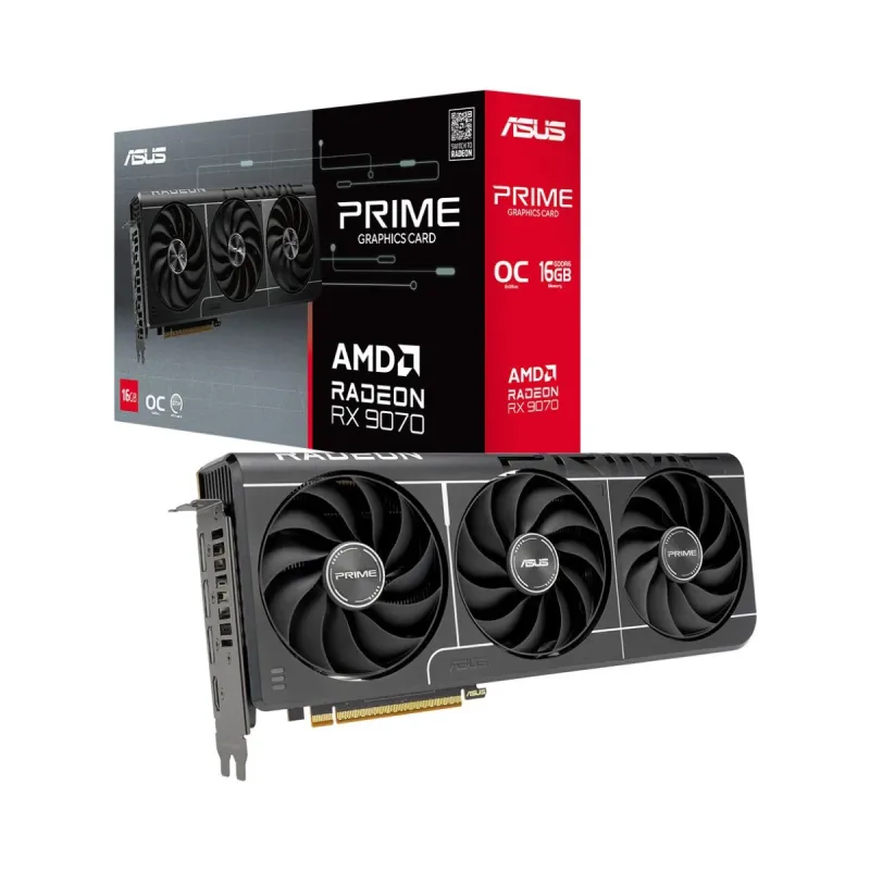 Asus Prime Radeon RX 9070 OC Edition 16GB GDDR6 Ekran Kartı