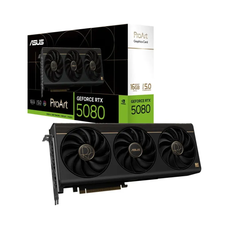 Asus ProArt GeForce RTX 5080 OC 16GB GDDR7 Ekran Kartı