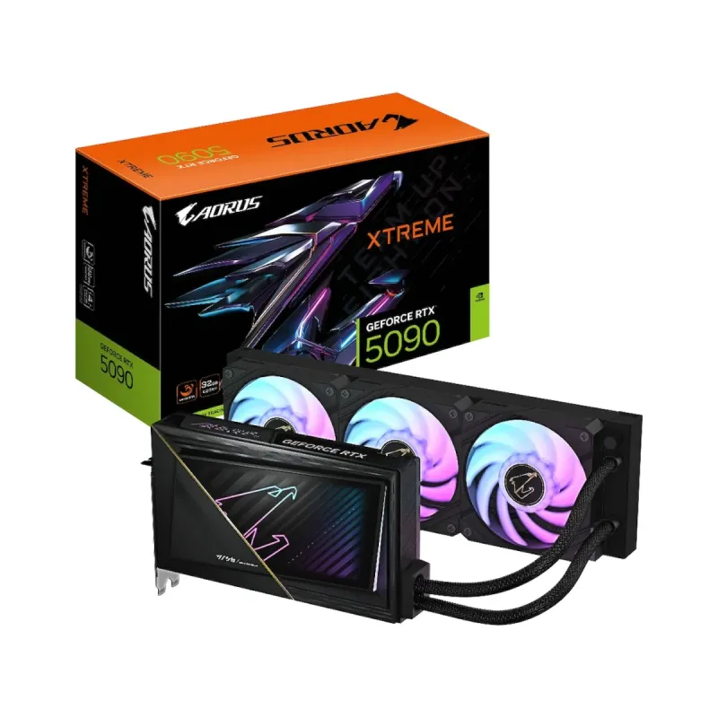 Gigabyte Aorus GeForce RTX 5090 Xtreme Waterforce 32GB GDDR7 Ekran Kartı