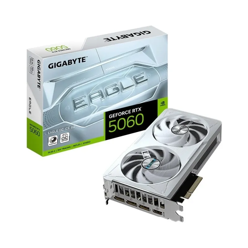 Gigabyte GeForce RTX 5060 Eagle OC Ice 8GB GDDR7 Ekran Kartı