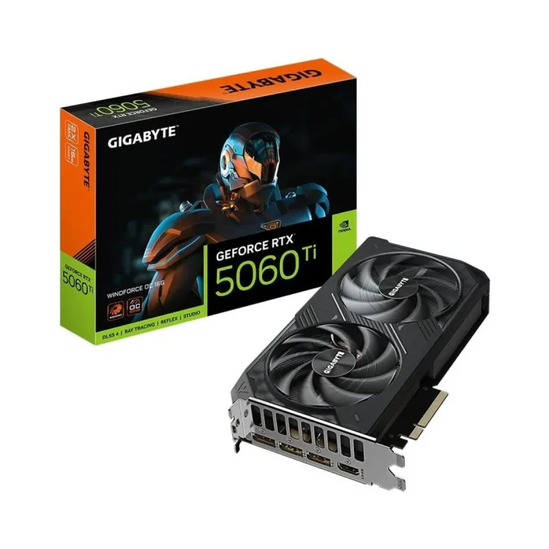 Gigabyte GeForce RTX 5060 Ti Windforce OC 16GB GDDR7 Ekran Kartı