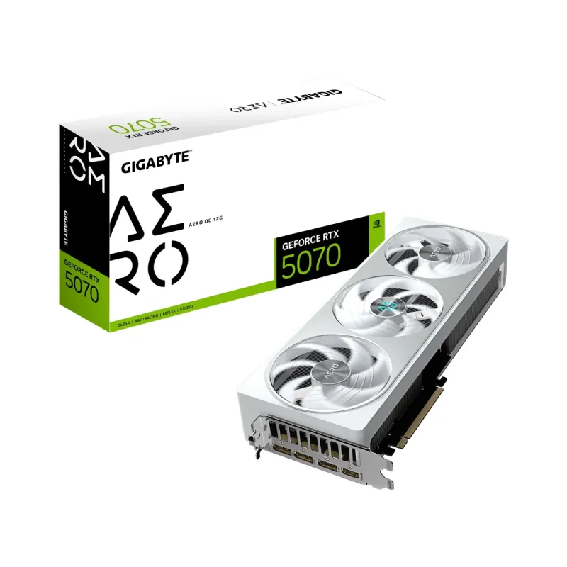 Gigabyte GeForce RTX 5070 Aero OC 12GB GDDR7 Ekran Kartı