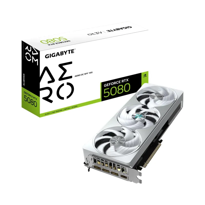 Gigabyte GeForce RTX 5080 Aero OC SFF 16GB GDDR7 Ekran Kartı