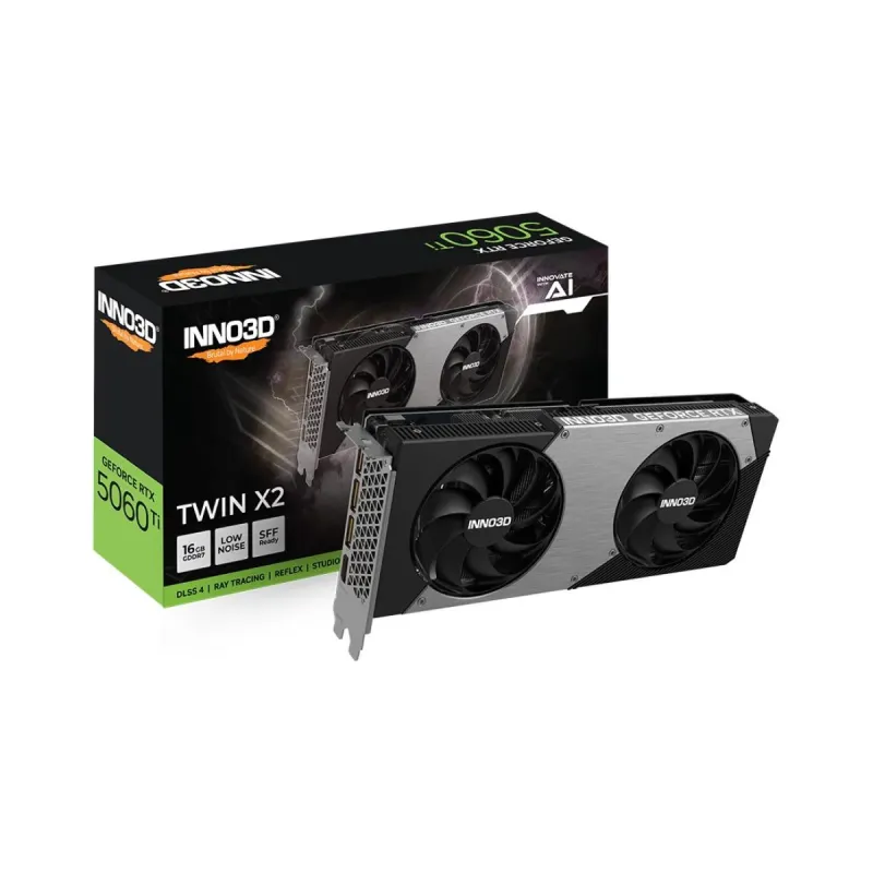 Inno3D GeForce RTX 5060 Ti Twin X2 16GB GDDR7 Ekran Kartı