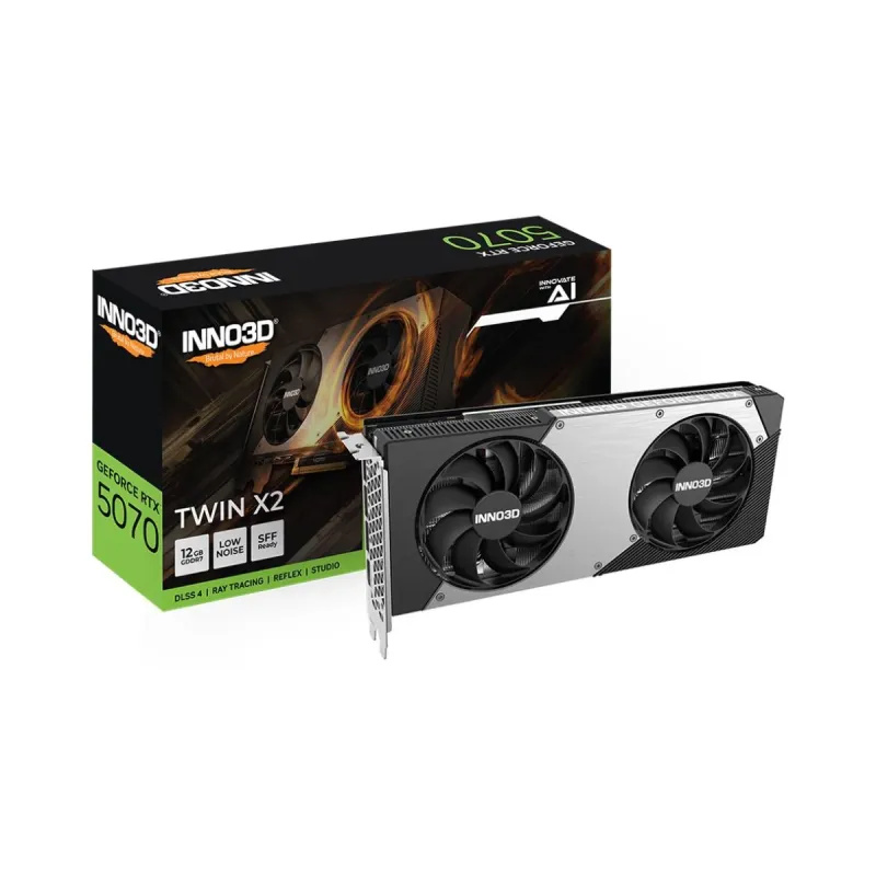 Inno3D GeForce RTX 5070 Twin X2 12GB GDDR7 Ekran Kartı