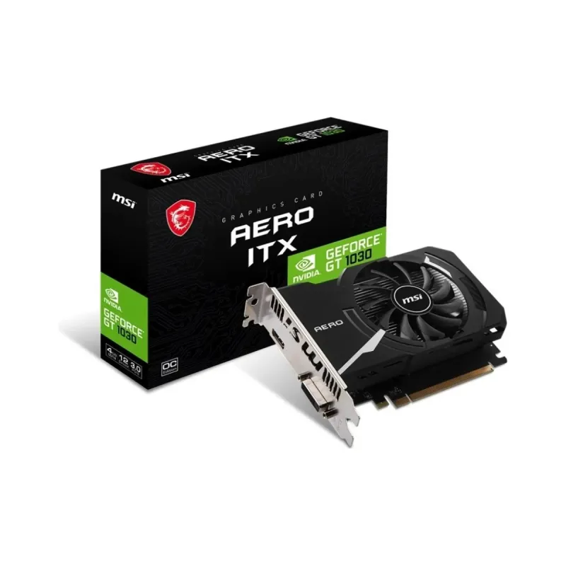 MSI GeForce GT 1030 Aero ITX OC 4GB DDR4 Ekran Kartı