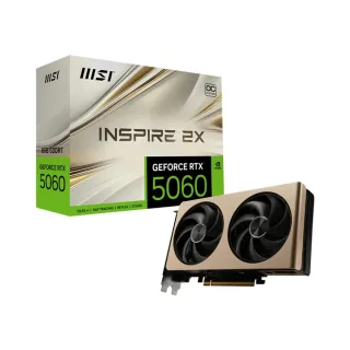 MSI GeForce RTX 5060 Inspire 2X OC 8GB GDDR7 Ekran Kartı