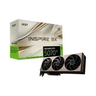 MSI GeForce RTX 5070 Ti Inspire 3X OC 16GB GDDR7 Ekran Kartı