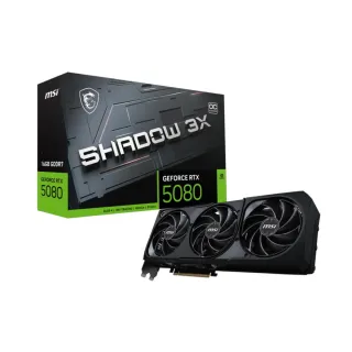 MSI GeForce RTX 5080 Shadow 3X OC 16GB GDDR7 Ekran Kartı