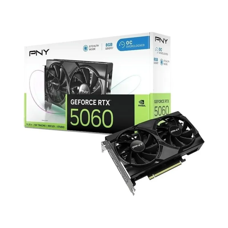 PNY GeForce RTX 5060 Dual OC 8GB GDDR7 Ekran Kartı