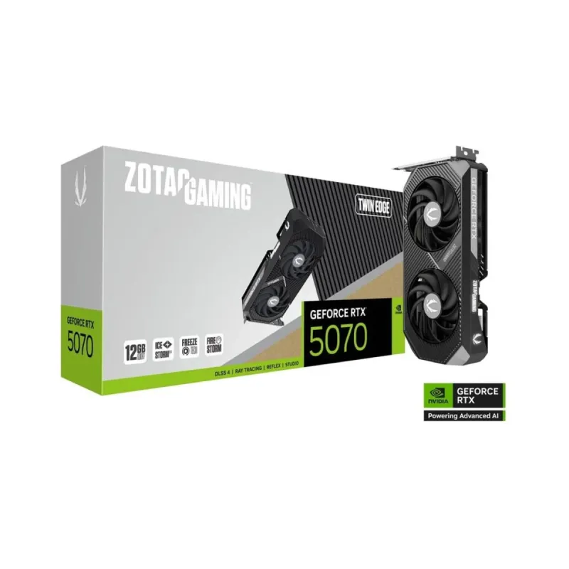 Zotac Gaming GeForce RTX 5070 Twin Edge 12GB GDDR7 Ekran Kartı