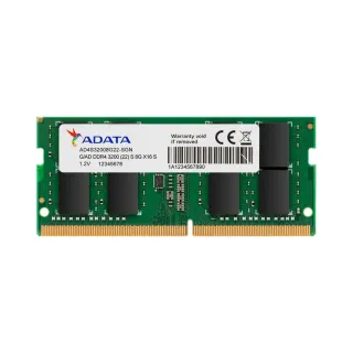Adata Premier 16 GB (1x16 GB) DDR4 3200 MT/s CL22 SO-DIMM Yeşil AD4S320016G22-SGN RAM