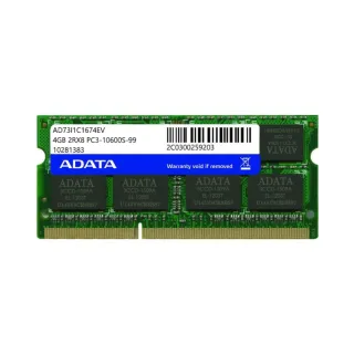 Adata AD73I1C1674EV 4 GB (1x4 GB) DDR3 1333 MT/s CL9 SO-DIMM Yeşil RAM