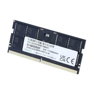 Apacer Standard 16 GB (1x16 GB) DDR5 5600 MT/s CL40 SO-DIMM Siyah RAM