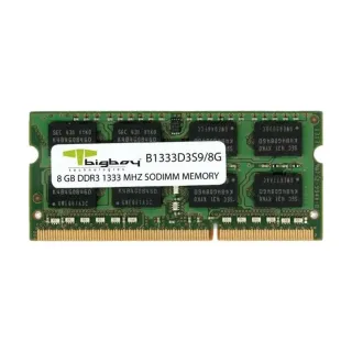Bigboy B1333D3S9-8G 8 GB (1x8 GB) DDR3 1333 MT/s CL9 SO-DIMM Yeşil RAM