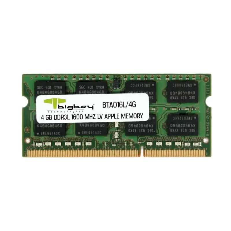 Bigboy BTA016L-4 4 GB (1x4 GB) DDR3 1600 MT/s CL11 SO-DIMM Yeşil RAM