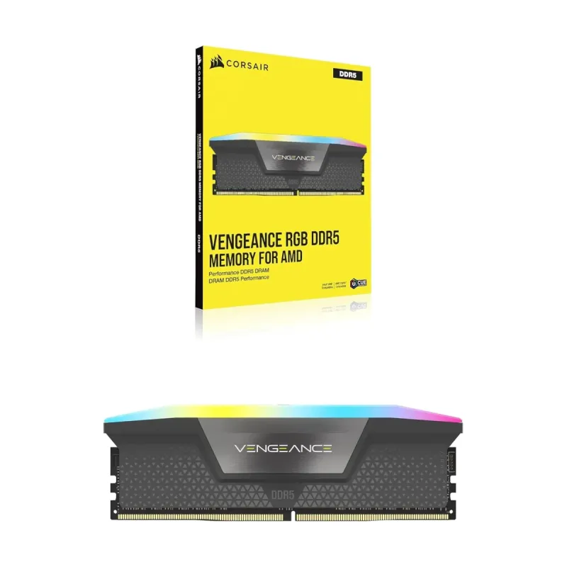 Corsair Vengeance RGB 16 GB (1x16 GB) DDR5 6000 MT/s CL36 DIMM CMH16GX5M1E6000Z36 RAM