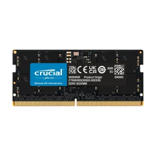 Crucial Basics CB16GS4800E 16 GB (1x16 GB) DDR5 4800 MT/s CL40 SO-DIMM Siyah RAM
