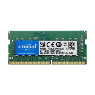 Crucial CT16G4SFS832A 16 GB (1x16 GB) DDR4 3200 MT/s CL22 SO-DIMM Yeşil RAM