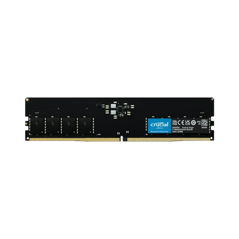 Crucial CT16G56C46U5 16 GB (1x16 GB) DDR5 5600 MT/s CL46 DIMM Siyah RAM
