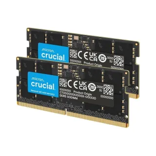 Crucial CT2K16G56C46S5 32 GB (2x16 GB) DDR5 5600 MT/s CL46 SO-DIMM Siyah RAM