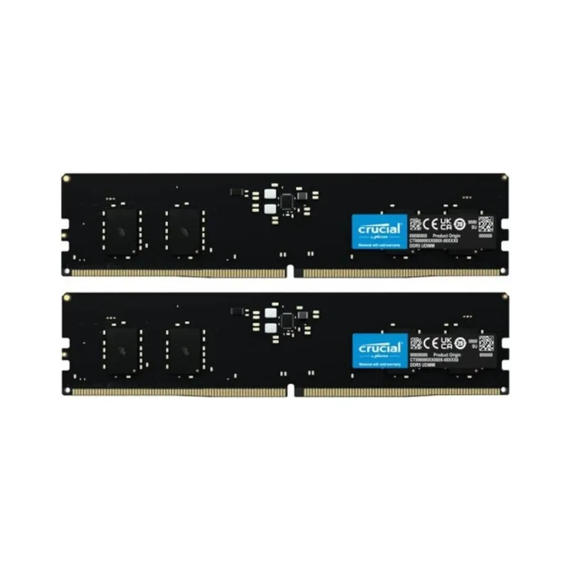 Crucial CT2K16G56C46U5 32 GB (2x16 GB) DDR5 5600 MT/s CL46 DIMM Siyah RAM