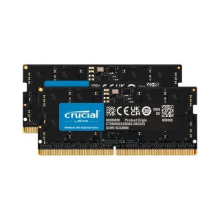 Crucial CT2K32G48C40S5 64 GB (2x32 GB) DDR5 4800 MT/s CL40 SO-DIMM Siyah RAM
