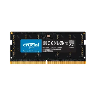 Crucial CT48G56C46S5 48 GB (1x48 GB) DDR5 5600 MT/s CL46 SO-DIMM Siyah RAM