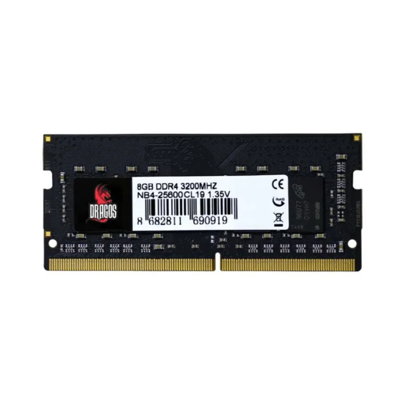 Dragos EdgeHorizon M 8 GB (1x8 GB) DDR4 3200 MT/s CL22 SO-DIMM Siyah RAM