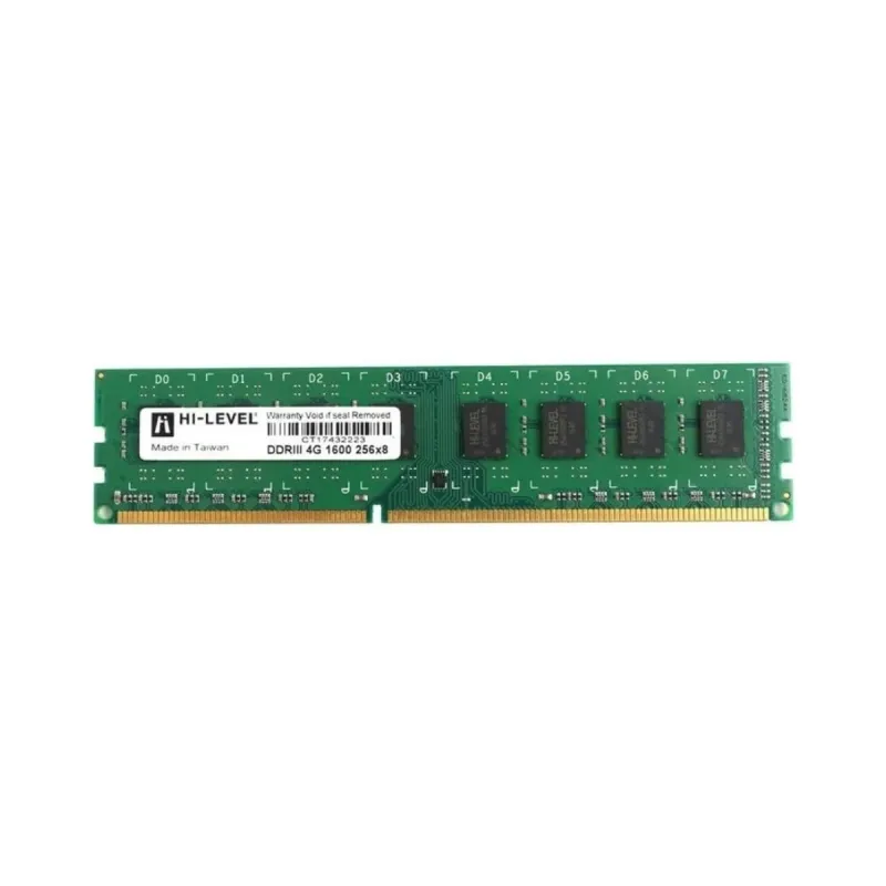 Hi-Level HLV-PC12800-4G 4 GB (1x4 GB) DDR3 1600 MT/s CL11 DIMM Yeşil RAM