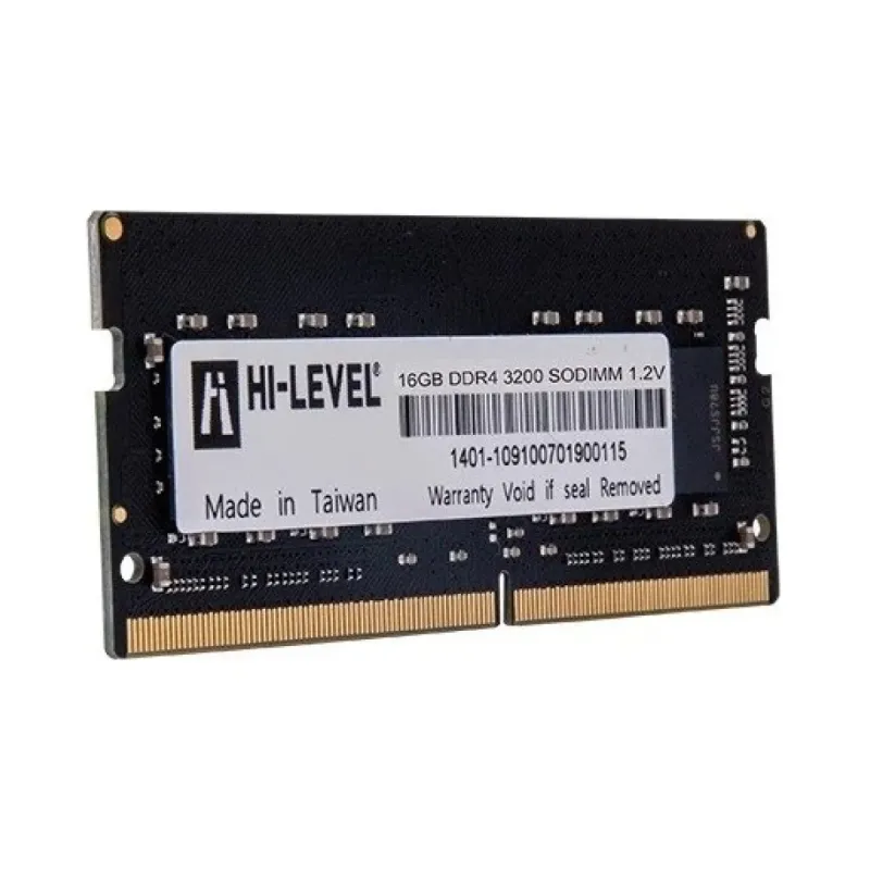 Hi-Level HLV-SOPC25600D4/16G 16 GB (1x16 GB) DDR4 3200 MT/s CL22 SO-DIMM Siyah RAM