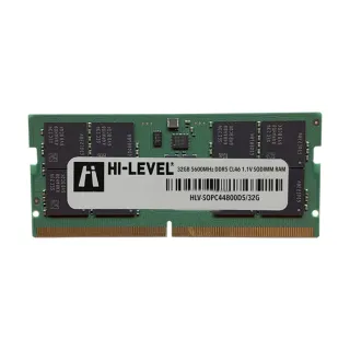 Hi-Level HLV-SOPC44800D5/32G 32 GB (1x32 GB) DDR5 5600 MT/s CL46 SO-DIMM Yeşil RAM