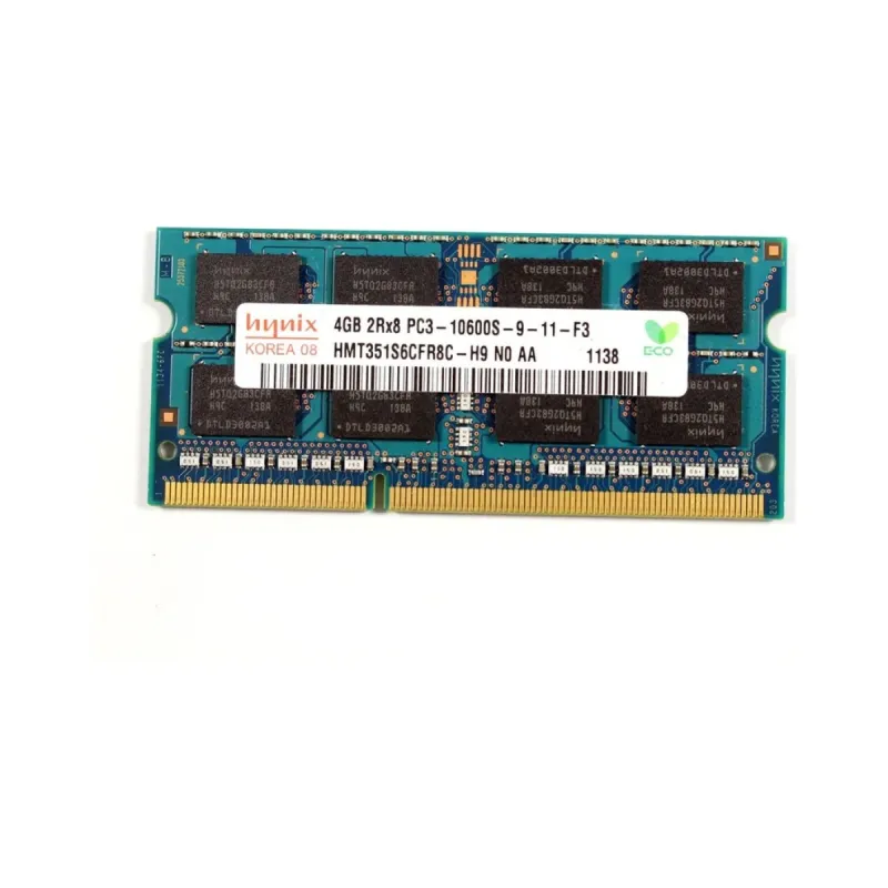SK Hynix HMT351S6CFR8C-H9 4 GB (1x4 GB) DDR3 1333 MT/s CL9 SO-DIMM Yeşil RAM