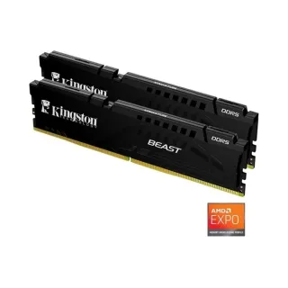 Kingston Beast 32 GB (2x16 GB) DDR5 6000 MT/s CL30 DIMM Siyah RAM