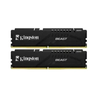 Kingston Beast 32 GB (2x16 GB) DDR5 6400 MT/s CL32 DIMM Siyah KF564C32BBEK2-32TR RAM