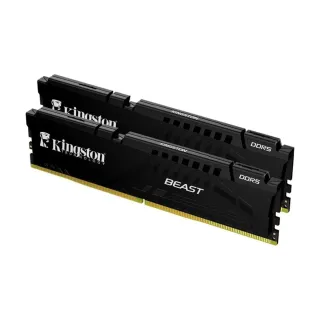 Kingston Beast 32 GB (2x16 GB) DDR5 6400 MT/s CL32 DIMM Siyah KF564C32BBK2-32TR RAM