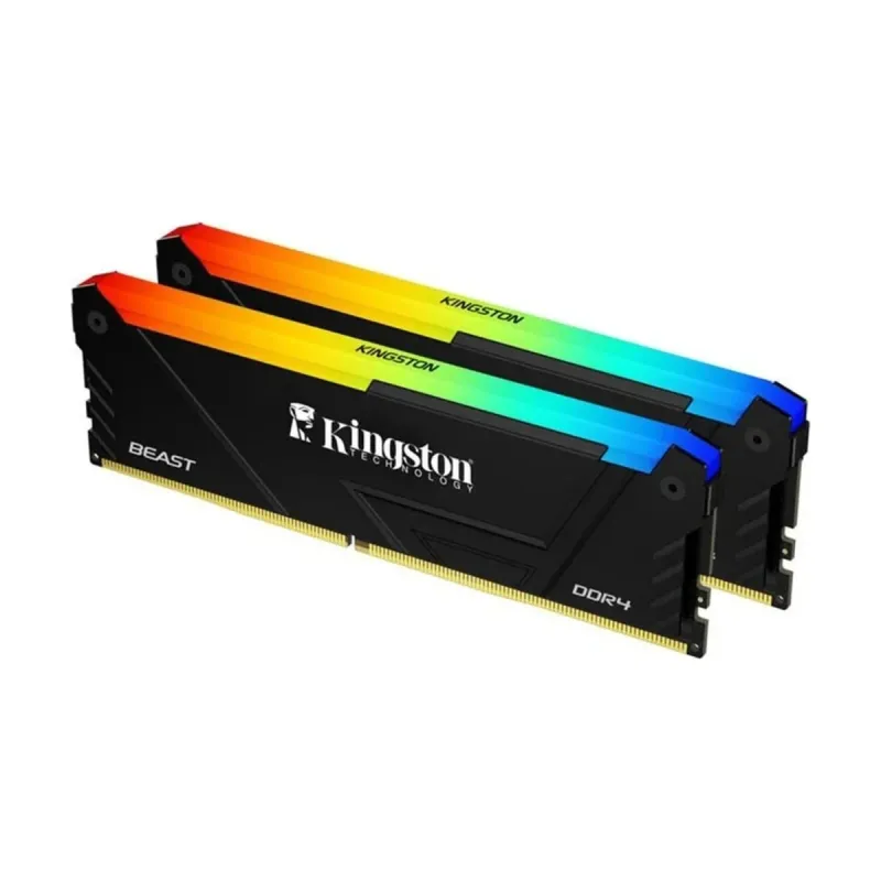 Kingston Beast RGB 32 GB (2x16 GB) DDR4 3600 MT/s CL18 DIMM Siyah RAM