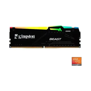 Kingston Beast RGB 32 GB (1x32 GB) DDR5 6000 MT/s CL36 DIMM Siyah RAM