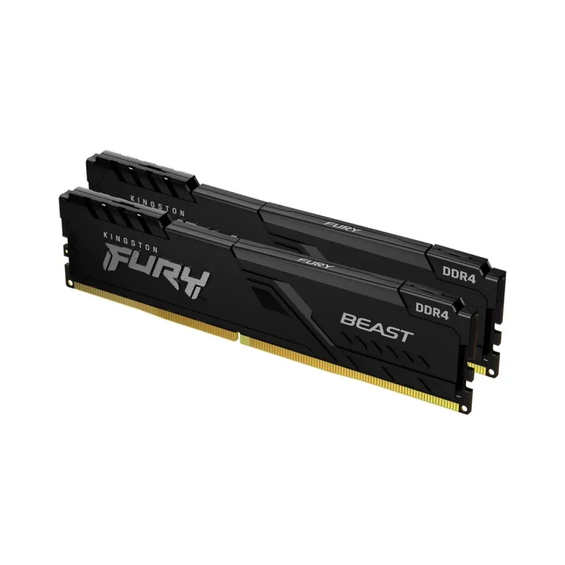 Kingston Fury Beast 16 GB (2x8 GB) DDR4 3200 MT/s CL16 DIMM Siyah RAM