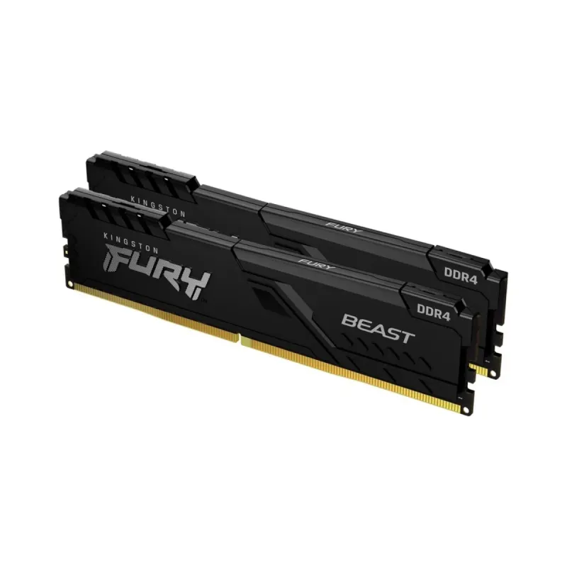 Kingston Fury Beast 32 GB (2x16 GB) DDR4 3200 MT/s CL16 DIMM Siyah KF432C16BBK2/32 RAM