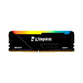 Kingston Fury Beast RGB 8 GB (1x8 GB) DDR4 3200 MT/s CL16 DIMM Siyah KF432C16BB2A/8 RAM