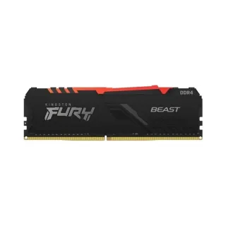 Kingston Fury Beast RGB 32 GB (1x32 GB) DDR4 3200 MT/s CL16 DIMM Siyah RAM