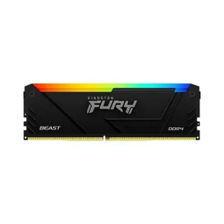 Kingston Fury Beast RGB 16 GB (1x16 GB) DDR4 3600 MT/s CL18 DIMM Siyah KF436C18BB2A/16 RAM